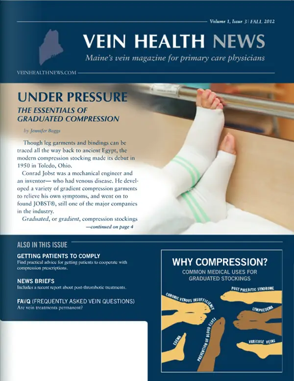 Vein Health News Cover: Graduated Compression Essentials