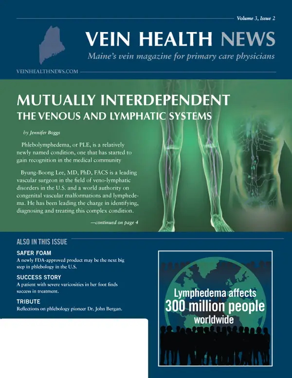 Vein Health News Cover: The Lymphatic System
